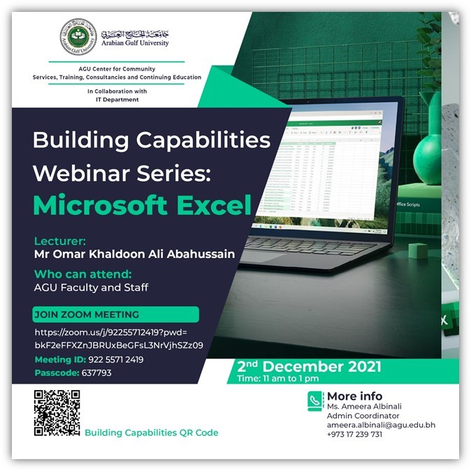 Building Capabilities Webinar: Microsoft Excel